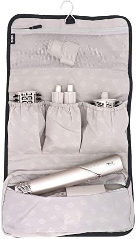 Buwico BUBM Travel Case Carry Case Portable Storage Bag Roller Hanging Bag Organizer for Dyson Airwrap Styler,Black Travel Case for Shark Flexstyle - Image 3
