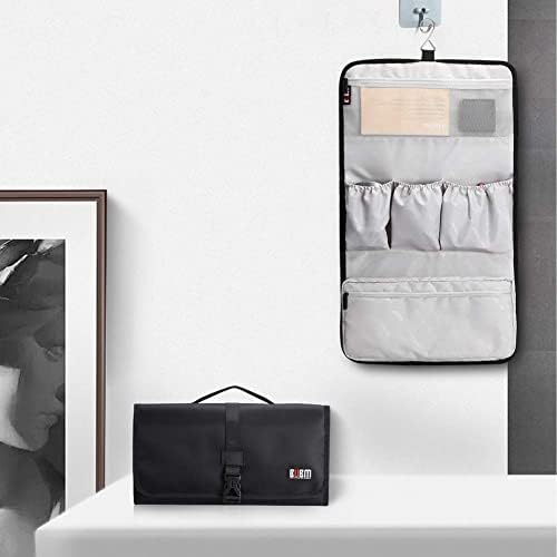 Buwico BUBM Travel Case Carry Case Portable Storage Bag Roller Hanging Bag Organizer for Dyson Airwrap Styler,Black Travel Case for Shark Flexstyle - Image 9