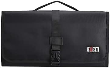 Buwico BUBM Travel Case Carry Case Portable Storage Bag Roller Hanging Bag Organizer for Dyson Airwrap Styler,Black Travel Case for Shark Flexstyle - Image 6