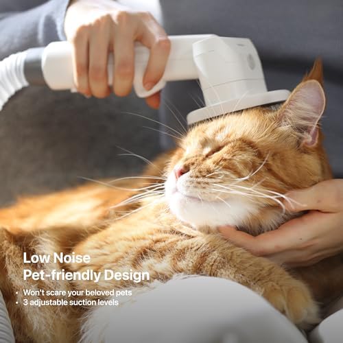 by Neabot S1 Pro Dog Grooming Kits, 3L Capacity Pet Grooming Vacuum with Dog Clippers Nail Grinder, 0dB Noise Grooming, 8 Tools for Shedding, Home Cleaning - Image 8