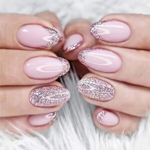 Chic Short Acrylic Nail Designs 24-Piece Set for Stylish Looks