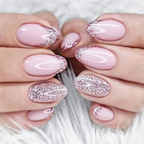 Chic Short Acrylic Nail Designs 24-Piece Set for Stylish Looks