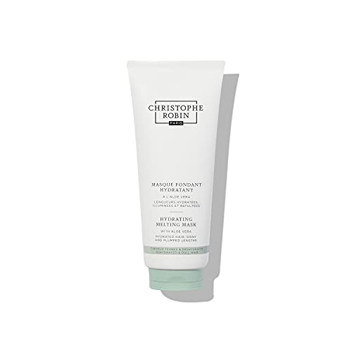 Christophe Robin Hydrating Melting Mask With Aloe Vera for Dry, Dull Hair - Lighweight- Travel Size 2.5 fl. oz