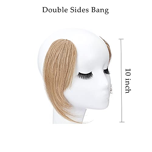 100% Remy Human Hair Clip-In Fringe 8 Inch Medium Brown for Instant Style Change - Image 2