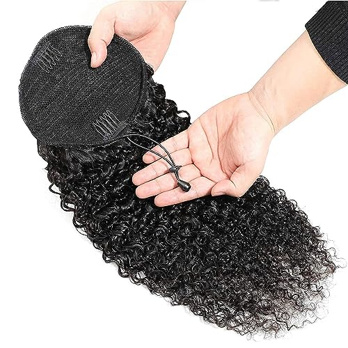 Clip-on human hair ponytail extension. - Image 4