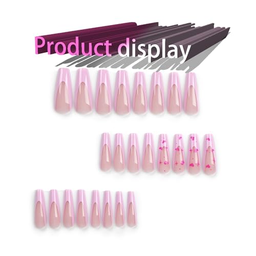 24-Piece Coffin-Shaped Stick-On Nails for Effortless DIY Manicures and Chic Nail Art - Image 7