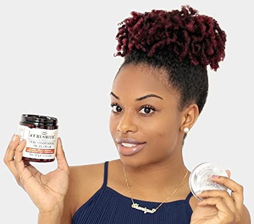 Coily Hair Moisturizing Cream 8 oz for Defined Curls Hydrating Formula - Image 4