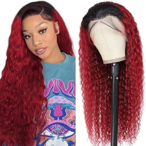 ?Colored Human Hair Lace Front Wig?
