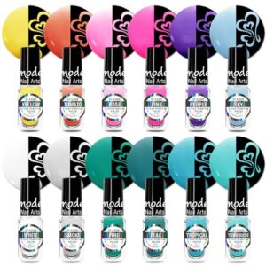 Colorful and Fun Gel Nail Options