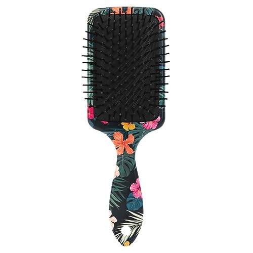 Vibrant Handle Colorful Bristle Detangling Hairbrush for Effortless Styling - Image 2