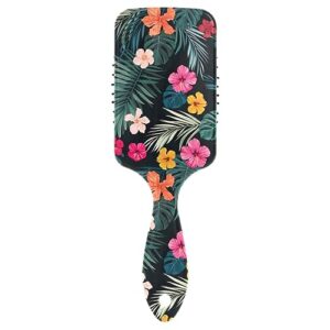 Vibrant Handle Colorful Bristle Detangling Hairbrush for Effortless Styling