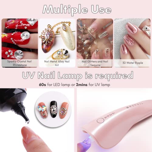 Couture Gel Nail Kit Professional Nail Art Complete Set for Home Use 10 Piece - Image 3