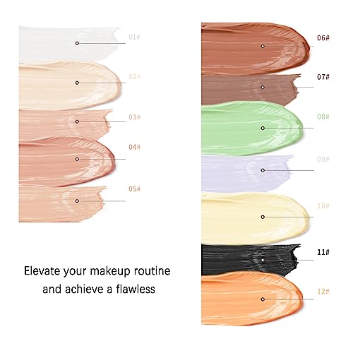 6 Shade Cream Contour Foundation Palette for Flawless Makeup Application - Image 4