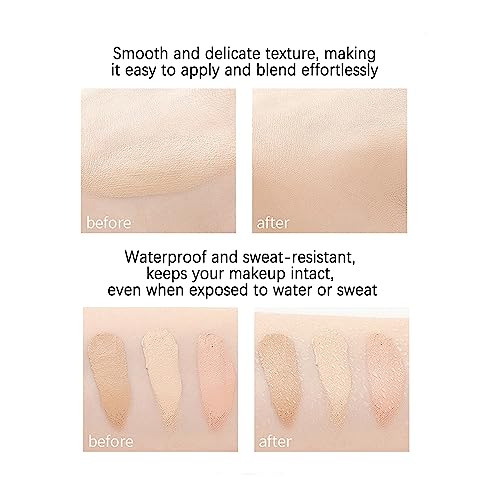 6 Shade Cream Contour Foundation Palette for Flawless Makeup Application - Image 6
