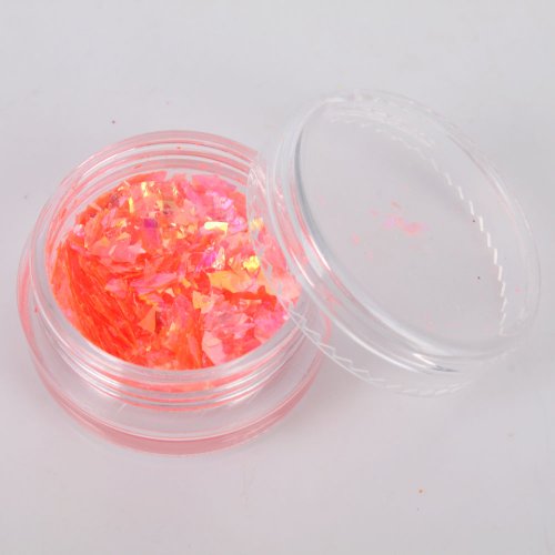 Crushed Shell Acrylic Nails - Image 5