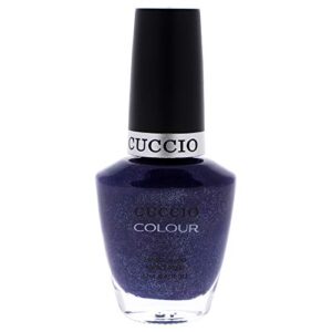 Cuccio Colour Nail Polish - Purple Rain In Spain - Nail Lacquer for Manicures & Pedicures, Full Coverage - Quick Drying, Long Lasting, High Shine - Cruelty, Gluten, Formaldehyde & 10 Free - 0.43 oz