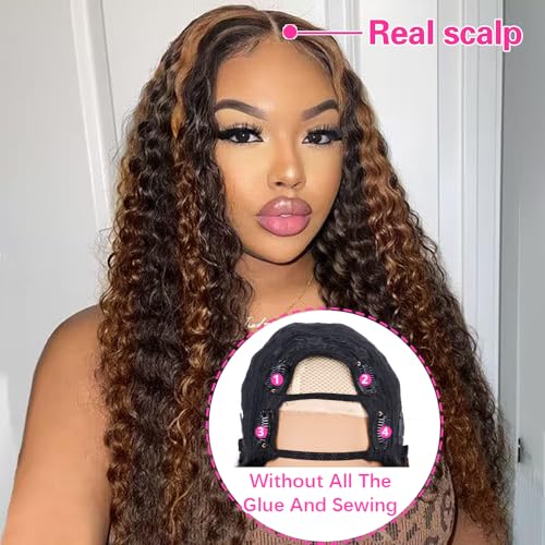 Curly Half Wig made with Human Hair - Image 3