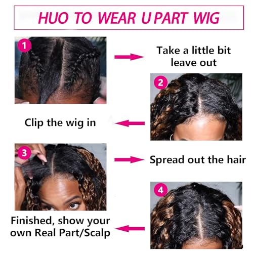 Curly Half Wig made with Human Hair - Image 4