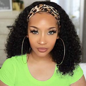 **18 Inch Curly Human Hair Half Wig for Natural Styling and Volume**