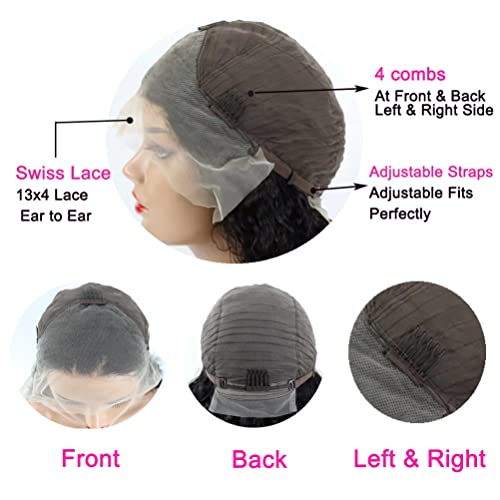 Curly Lace Front Human Hair Wig - Image 4