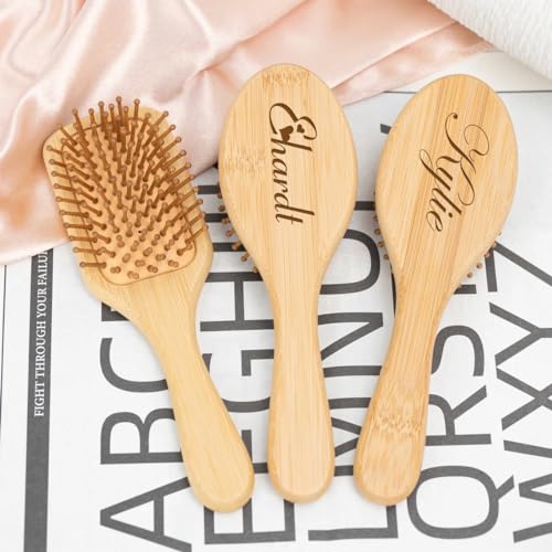 Custom Engraved Hair Brush with Personal Design, Durable and Stylish - Image 4
