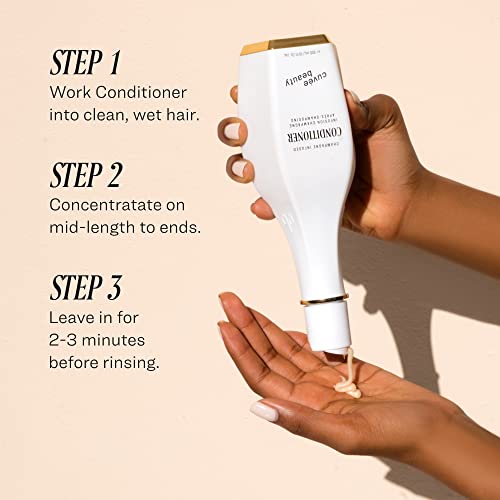 Cuvee Conditioner - 1.7 fl oz Travel Size - Softens, Strengthens, Hydrates & Protects Hair - Includes Hyaluronic Acid - Champagne-Infused Formula with Resveratrol & Ceramides - Color Safe - Image 5