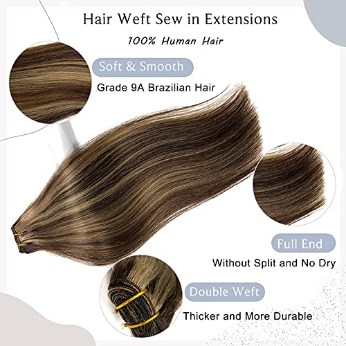 Dark Brown 18 Inch Clip-In Human Hair Extensions for Versatile Styling - Image 3