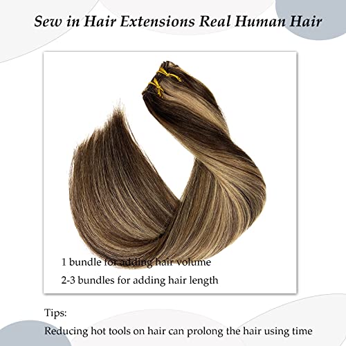 Dark Brown 18 Inch Clip-In Human Hair Extensions for Versatile Styling - Image 4