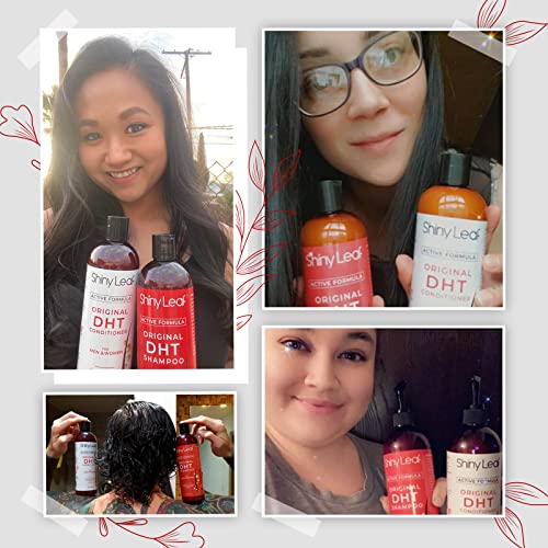 DHT Blocker Shampoo and Conditioner for Hair Loss With Biotin For Men, Women, Anti-Hair Loss Treatment, Rosemary Leaf Oil and Asparagus Extracts, for Thinning Hair (Shampoo and Conditioner) - Image 3