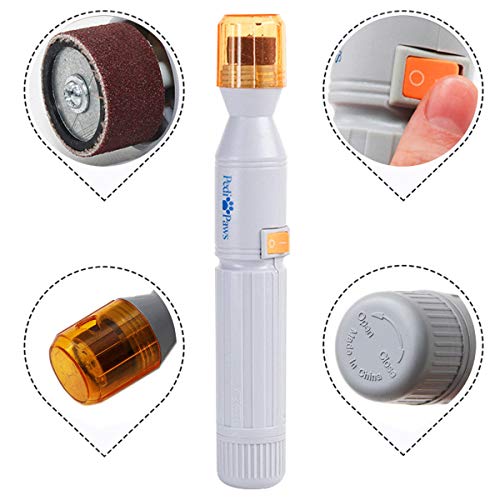 Dog Nail Grinder, Upgraded Version Professional Electric Pet Nail Grinder Trimmer Grooming Tools - Image 2