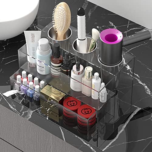 Dyson Supersonic Hair Dryer Wall Mount Holder Organizer - Chrome Finish - Image 3