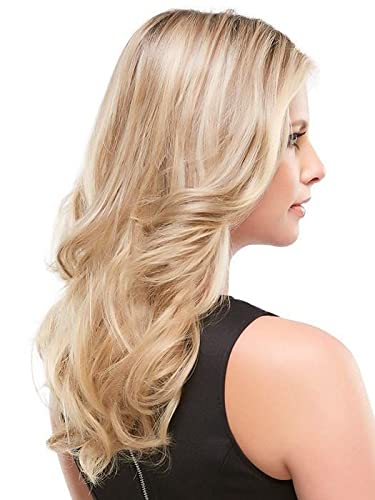 EasiPart HD XL 12inch Length Topper Color 12FS8 Shaded Praline-Hairpieces Heat Friendly Synthetic Clip In 1 Piece Monofilament 3*5.75in Base Cover Thinning Bundle MaxWigs Hairloss Booklet - Image 5