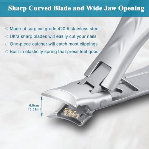 Easy Life Nail Clippers for Effortless Trimming, Large Size - Image 5