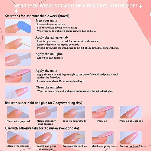 Stunning 12-Piece Acrylic Nail Design Set for Elegant Manicures - Image 6