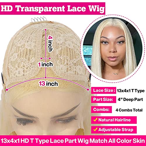 European human hair wig with full lace design. - Image 5