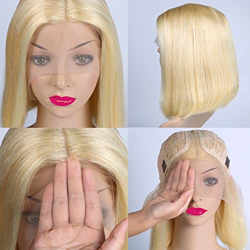 European human hair wig with full lace design. - Image 2