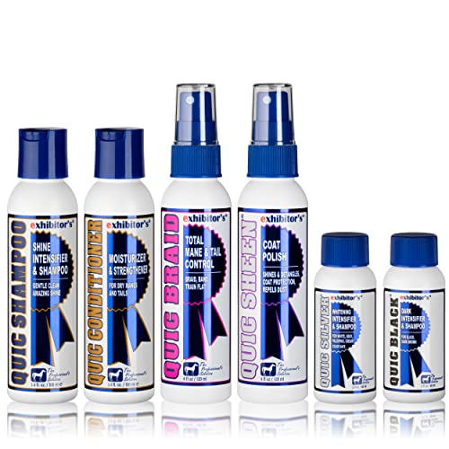 Exhibitor's Sampler Kit featuring Quic Shampoo, Conditioner, Braid, Sheen, Toner Colors (Assorted)