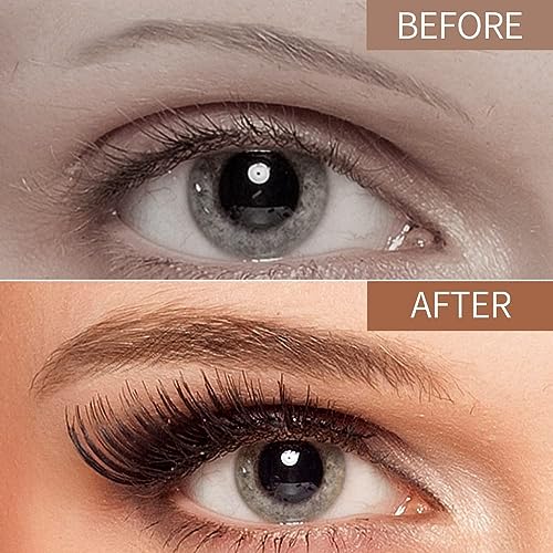 Eyebrow Tattoo 8 Sheets, 80 Pairs Eyebrow Tattoo Sticker Waterproof 4D Hair-Like Temporary Eyebrows Peel Off Brows Grooming Transfers Stickers Makeup for Women, Men, Girls, Brown/Black - Image 7
