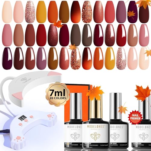 Autumn Dreams 12 Piece Nail Polish Set Vibrant Gel Lacquer Collection