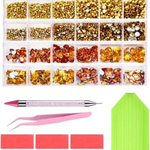 Familia Diamond Acrylic Nails Kit for Stunning Art and Durable Wear 100 Count