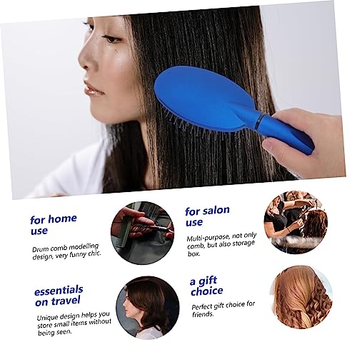 FRCOLOR 1pc Box Storage Box Roller Comb Hair Dryer Brush Hair Massage Brush Comb for Curly Hair Detangler Brush Paddle Hair Comb Men Hair Comb Dressing Box Straight Hair Plastic Travel - Image 8