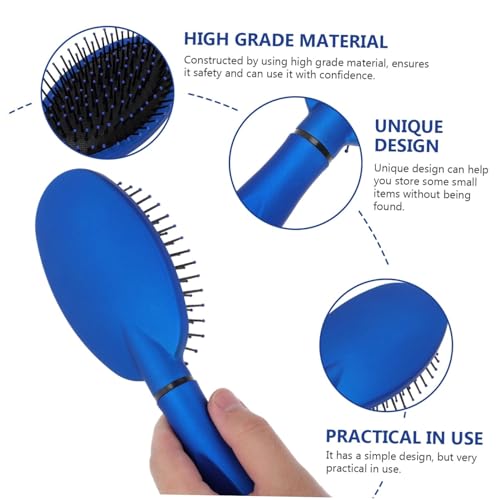 FRCOLOR 1pc Box Storage Box Roller Comb Hair Dryer Brush Hair Massage Brush Comb for Curly Hair Detangler Brush Paddle Hair Comb Men Hair Comb Dressing Box Straight Hair Plastic Travel - Image 2