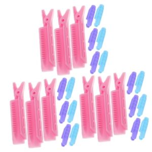 FRCOLOR 27 Pcs Shaper Hair Crimping Tool Crimper Hair Iron for Short Hair Natural Fluffy Hair Clip Women Hair Root Clips Hair Clips for Short Hair Volume Hair Clip Plastic Wave Hair Curler