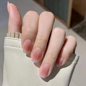 French Acrylic Nails Short