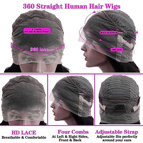 14 Inch Full Bangs Human Hair Wig for Women Natural Look Comfortable Fit - Image 3
