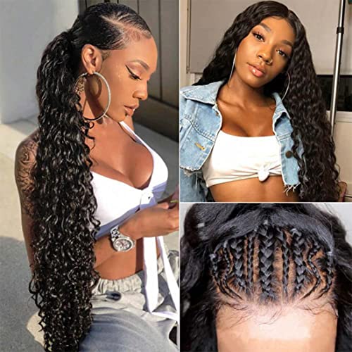 13x4 Lace Front Human Hair Wig - 150% Density, Natural Body Wave Texture - Image 6