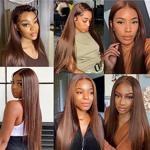 100% Human Hair Full Lace Straight Wig for Natural Look and Comfort - Image 7