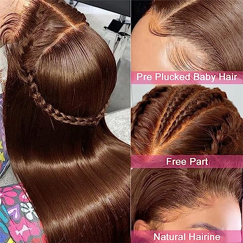 100% Human Hair Full Lace Straight Wig for Natural Look and Comfort - Image 3