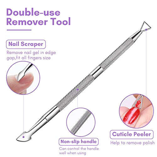 500ml Gel Nail Polish Remover Kit with 5 Cotton Pads - Image 4