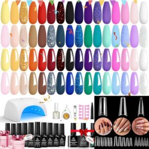 Gel Nail Soak Off Kit Easy Removal 10ml Solution and Tools Set